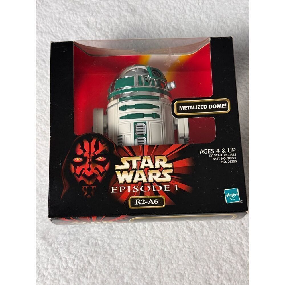 Star Wars Episode I R2-A6 Action Figure Metalized Dome Hasbro 1998 No. 26230 NEW